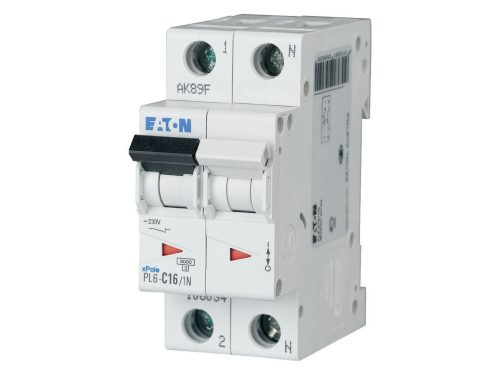 Eaton PL6-C16/1N Kismegszakító, 6kA 1 pólus+nulla 106034