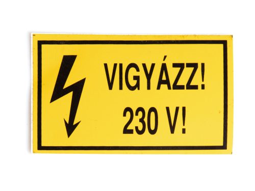 Matrica - Vigyázz 230V