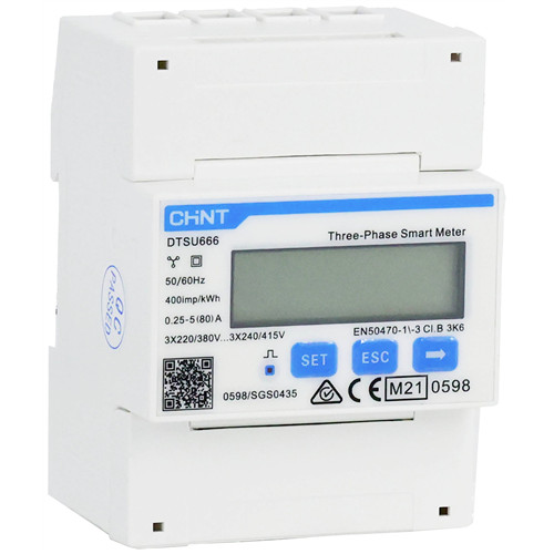 SAJ / Deye - Chint Smart Meter G DTSU666 3 f. 80A