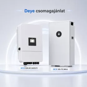 Deye 6kW + 12 kWh IP65+fűthető hibrid csomag