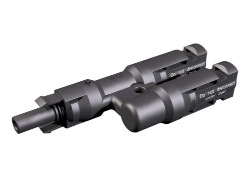 MC4 Solar Y csatlakozó 1 anya/2 apa