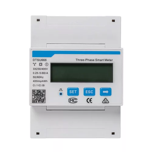 Chint Smart Meter DTSU666, 3 fázis, 80A, direkt mérő