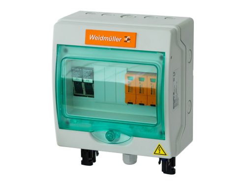 Weidmüller DC 1 sztring T1+T2 előre szerelt doboz