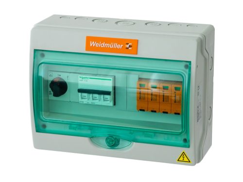 Weidmüller AC 3x16A T1 előre szerelt doboz