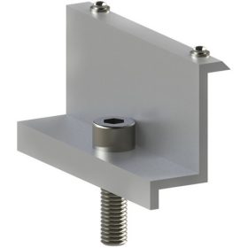   Lapostetős szélső leszorító elem 30 mm vastag napelemhez  L=80mm (10#)