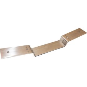   Lapostetős alacsony oldali összekötő elem 10° -os kiemeléssel 5 mm vastag (1#) K-NY 2 lyukas