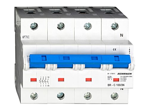 Schrack kismegszakító 3+N C 100A 20kA BR578910
