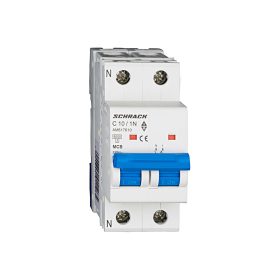 Schrack kismegszakító 1+N C 10A 6kA Amparo AM617610