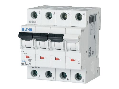 Eaton PL6-C32/3N Kismegszakító, 6KA 3 pólus+nulla 106913