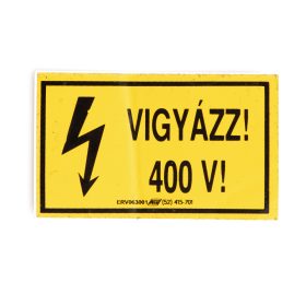 Matrica - Vigyázz 400V