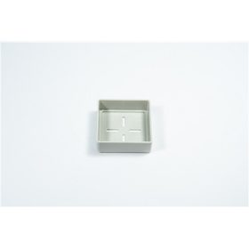 Műanyag végzáró kupak (ezüst)