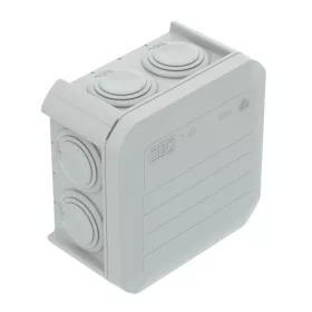   OBO falon kívüli kötődoboz 90x90x52mm bevezetőnyílásokkal T40 IP56 2007045