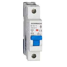 Schrack kismegszakító 1P B 10A, 6kA Amparo AM618110