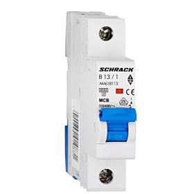 Schrack kismegszakító 1P B 13A, 6kA Amparo AM618113
