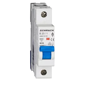 Schrack kismegszakító 1P B 20A, 6kA Amparo AM618120