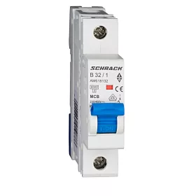 Schrack kismegszakító 1P B 32A, 6kA Amparo AM618132