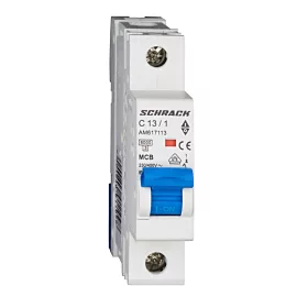 Schrack kismegszakító 1P C 13A, 6kA Amparo AM617113