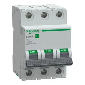 Schneider kismegszakító 3P B 16A , 6kA EASY9 PRO EZ9F27316