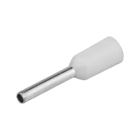   Szigetelt Tracon érvéghüvely, ónozott elektrolitréz, fehér, 0,75mm2, L=14,6mm E050