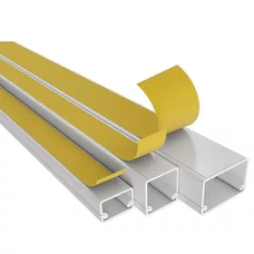  Stilo öntapadós kábelcsatorna MCSN 20x10 mm, fehér, STI298