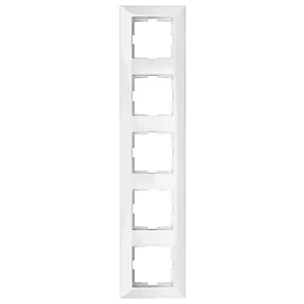 Schrack Visio S50 ötös keret Classic, fehér EV105005