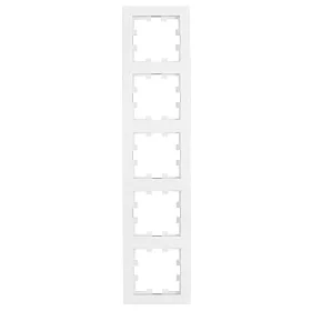 Schrack Visio S55 ötös keret CUBIC, fehér EV105305