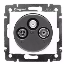   Legrand Valena TV/RD/SAT aljzat, végzáró, 1,5 dB, fehér 774435