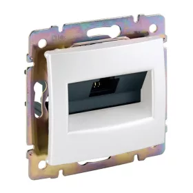   Legrand Valena 1xRJ45 UTP Cat6 aljzat, körmös, fehér 774246