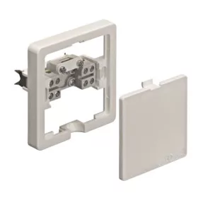   Schrack tűzhelycsatlakozó aljzat, 5x2,5mm2, süllyesztett, fehér, EL999994