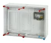 Hensel fogyasztásmérő modul, 1 felhasználási helyes M63 A és V32 A csoportos mérés modul, felületre szerelt kivitelben IP65 HB 33K0CS