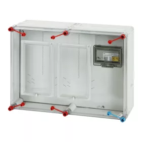   Hensel fogyasztásmérő modul, 1 felhasználási helyes M63 A és V32 A csoportos mérés modul, felületre szerelt kivitelben IP65 HB 33K0CS