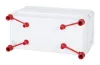 Hensel fogyasztásmérő üres szekrény 150x300 teli fedél Mi 0101-CS