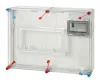 Hensel fogyasztásmérő szekrény, 1 felhasználási helyes M63 A és V32 A csoportos mérés modul, felületre szerelt kivitelben IP65 HB33K0-CS1