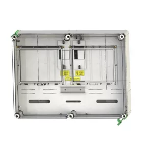   Csatári Plast fogyasztásmérő szekrény modul, csoportos méréshez, 1 vagy 3 fázisú általános és vezérelt mérők számára, PVT 6045 Á-V Fm-CS